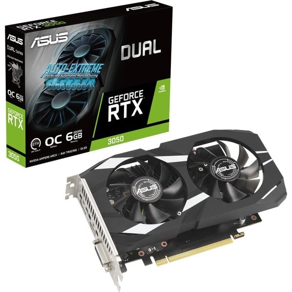 ASUS Dual GeForce RTX 3050 OC Edition 6GB GDDR6